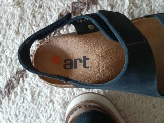 Sandalias Art Company Vancouver Piel Negra