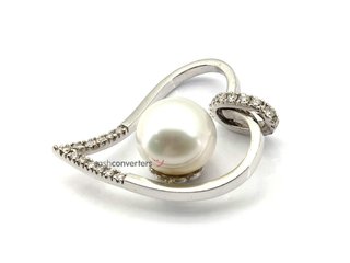 colgante oro 18k con piedra con diamante