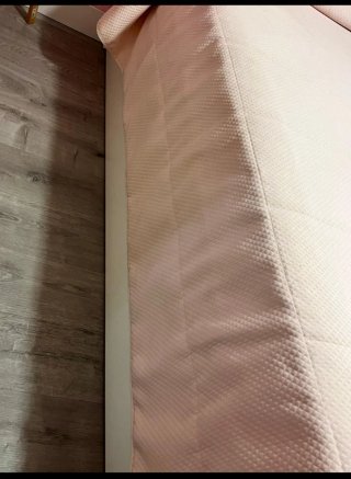 Edredón rosa juvenil, cama 1,05