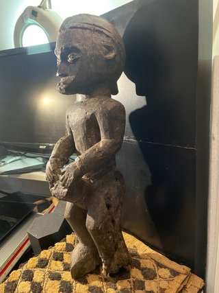 Figura Arte Africano Madera Tallada