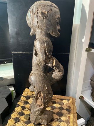 Figura Arte Africano Madera Tallada