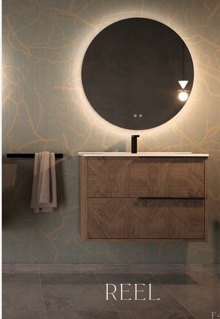 Mueble de baño 80cm madera (solo el mueble)