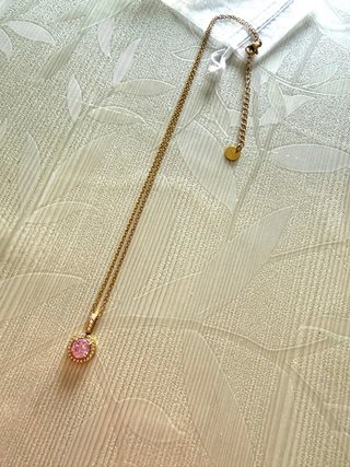 Collana Nel mondo di Alice in Acciaio inossidabile