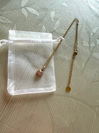 Collana Nel mondo di Alice in Acciaio inossidabile