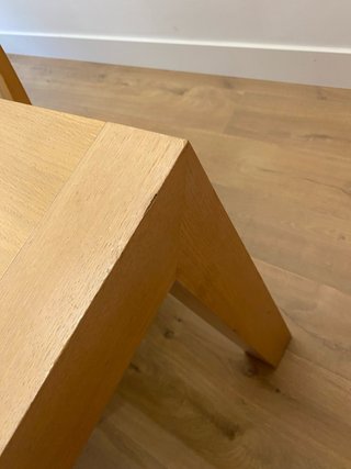 Mesa comedor roble extensible