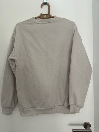 Sudadera beige mujer