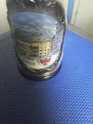 Boccale da birra tedesco in ceramica