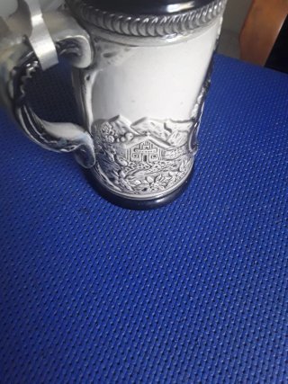 Boccale da birra tedesco in ceramica