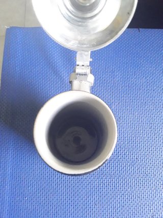 Boccale da birra tedesco in ceramica