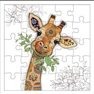 Puzzle Jirafa Infantil Decorada