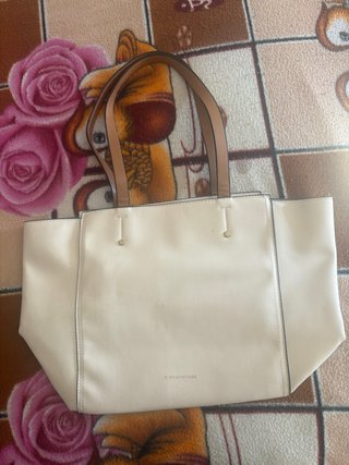 Bolso grande beige