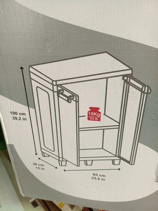 Toomax Mueble para Montar, Gris, 78x49x101 cm