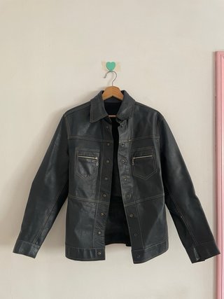 Cazadora Diesel reversible piel ante vintage