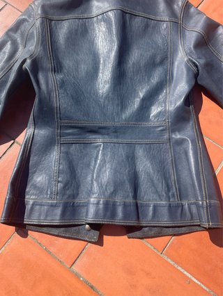 Cazadora Diesel reversible piel ante vintage