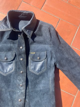 Cazadora Diesel reversible piel ante vintage