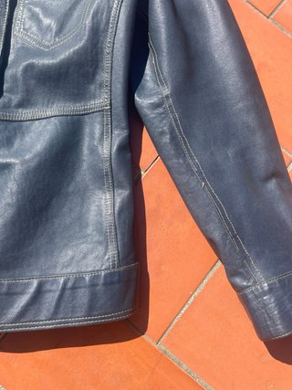 Cazadora Diesel reversible piel ante vintage