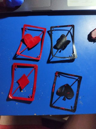 Figuras 3D Naipes