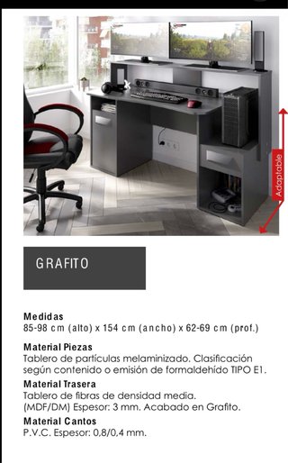 Scrivania gaming o per computer