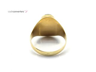 sello oro 18k con onix