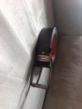 Cinturón Tommy Hilfiger Negro/Rojo