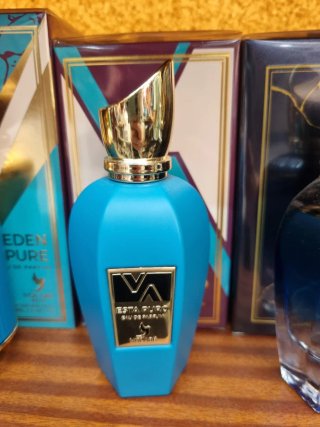 Perfume Volaré Eau de Parfum Azul y Dorado