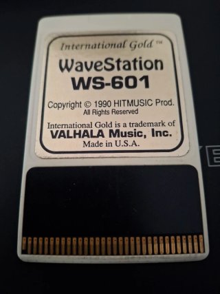 Valhala WS-601 tarjeta ROM Korg Wavestation