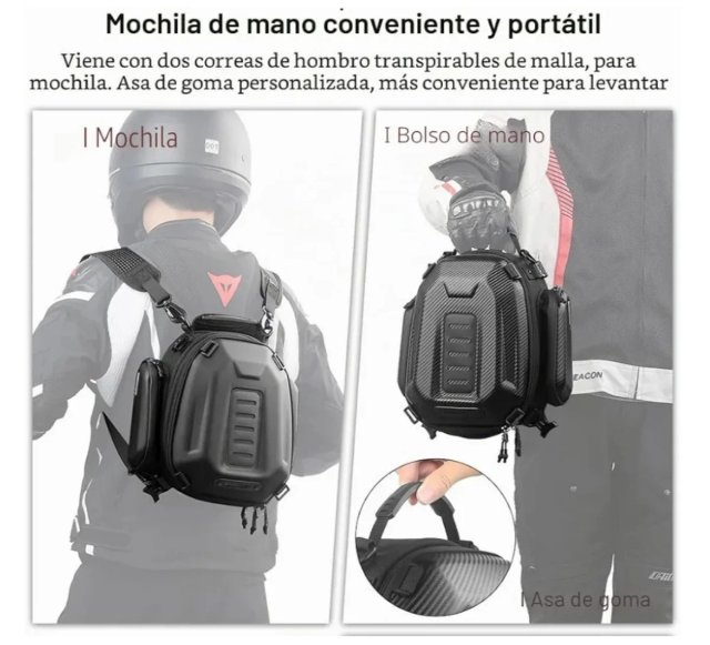 Bolsa Moto Rhinowalk Negra - foto 3