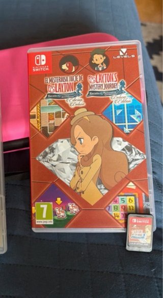 Nintendo Switch OLED Neon + Caja + Funda
