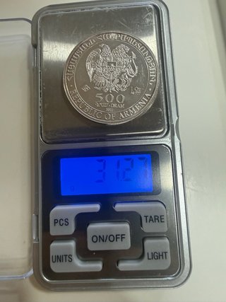 1 Onza de Plata de Armenia