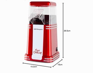 Máquina de Palomitas Vintage Roja