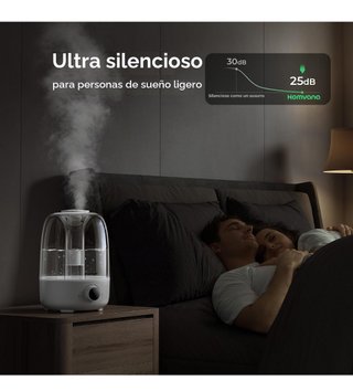 Humidificador Homvana 4L Luces LED