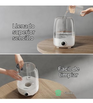 Humidificador Homvana 4L Luces LED
