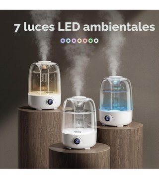 Humidificador Homvana 4L Luces LED