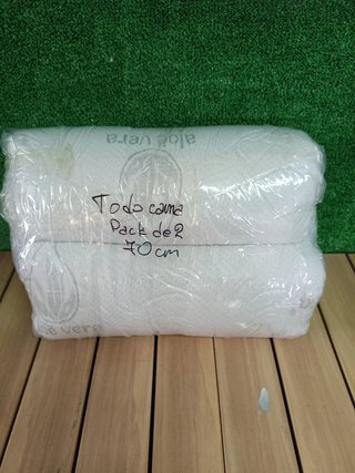 2 Almohadas Todocama Visco Aloe Vera 70 cm