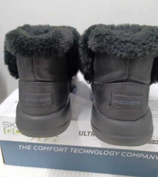 Botines Skechers Negro Mujer
