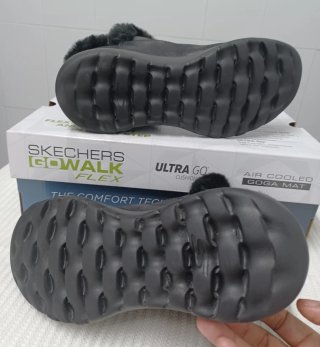 Botines Skechers Negro Mujer