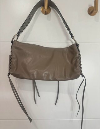 Bolso Hombro Zara Gris