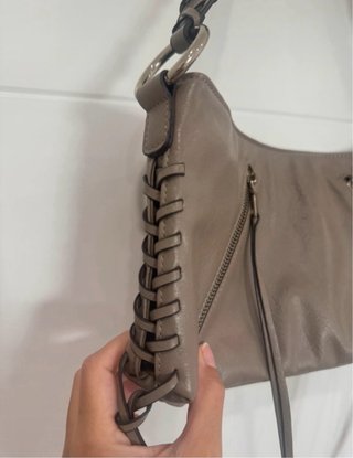 Bolso Hombro Zara Gris