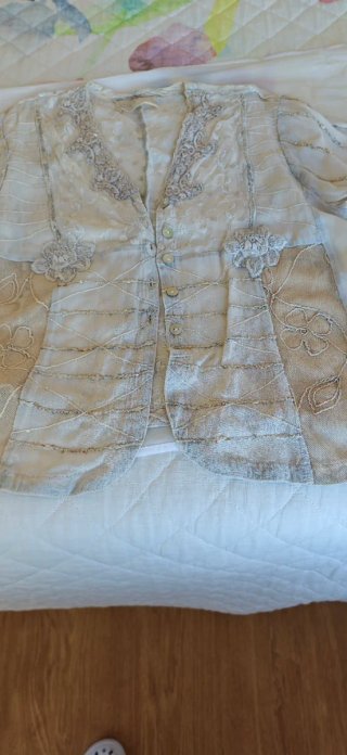 Conjunto italiano falda, top y chaqueta