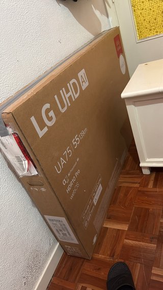 TV LG 55 como nueva, poco uso, con caja