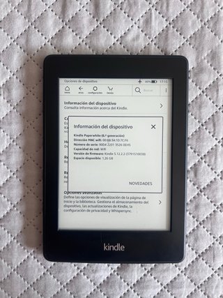 Kindle Paperwhite 6ª Gen Negro