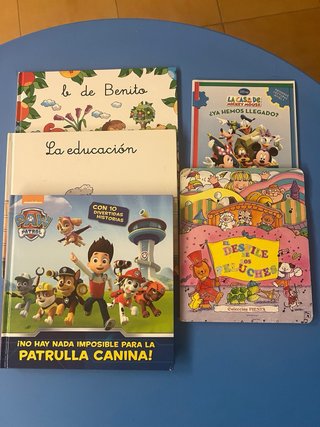 Lote 4 Libros Educativos y cuentos.