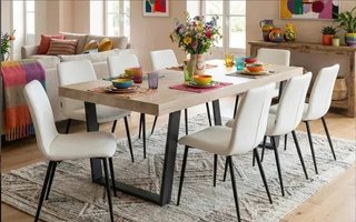 MESA DE COMEDOR RECTANGULAR FIJA 160KZAN