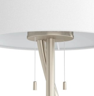 Eglo Lámpara de pie Espartal, 2 luces, elegante