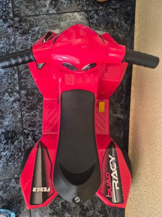 Quad Feber Rojo Eléctrico a Pedal