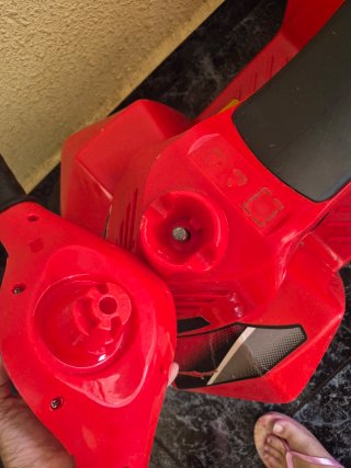 Quad Feber Rojo Eléctrico a Pedal