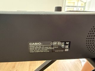 Piano Digital Casio CDP-S110 Negro