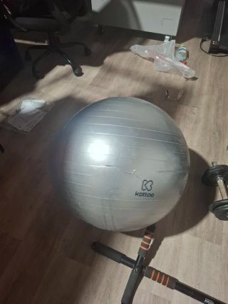 Lote material fitness: balón, kettlebell, barras