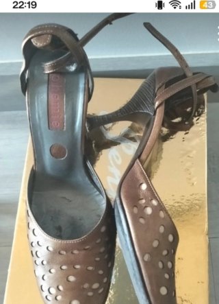 Sandalias Bohemie Marrón y Dorado