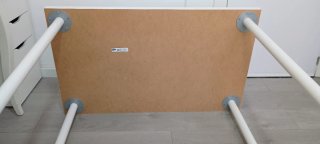 Mesa de escritorio Ikea blanca